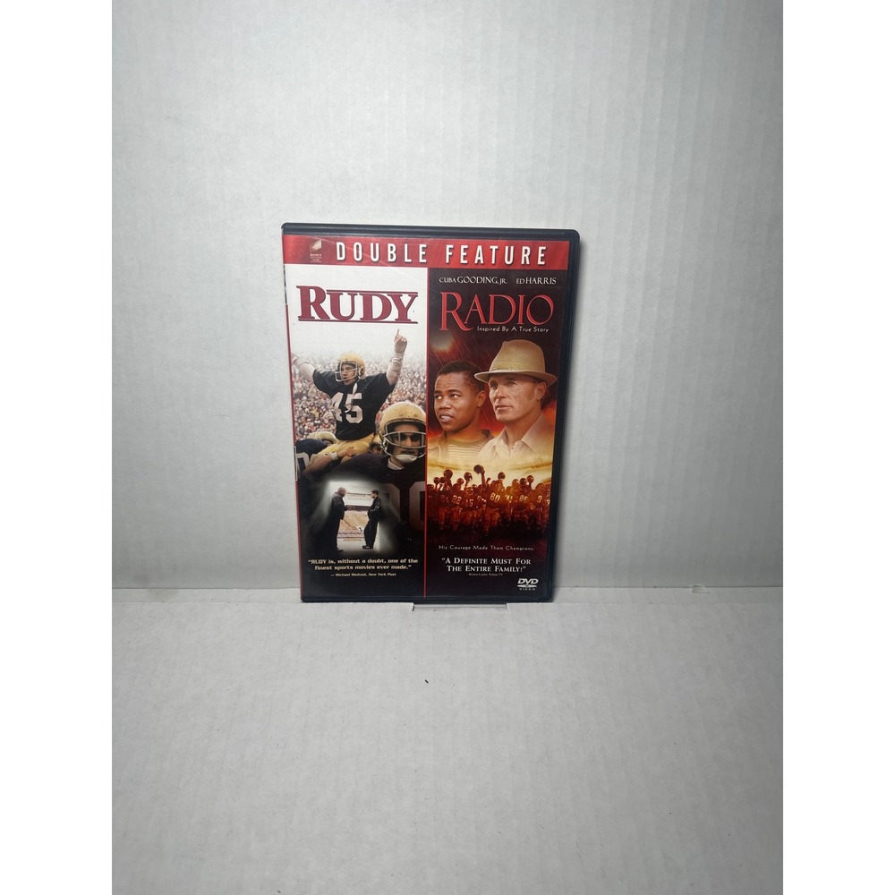Rudy and Radio Double Feature DVD Set Inspiring Sports Dramas Sony Pictures